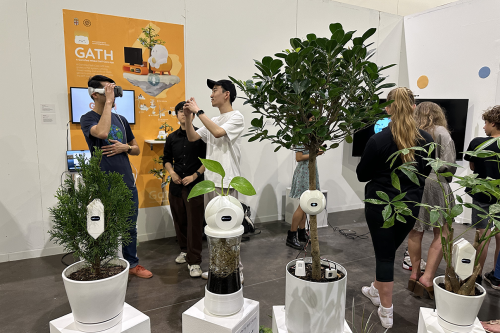 MADE students and attendees at the 2024 RISD Grad Show