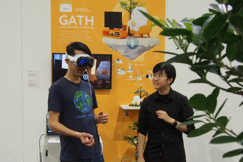 Gath being exhibited at the RISD Grad Show
